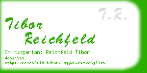 tibor reichfeld business card